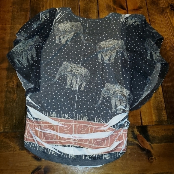 Elephant Print Top Express Large - Picture 5 of 5